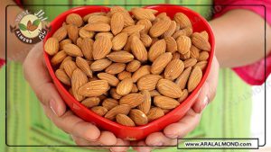 قیمت خرید بادام سفید سامان مرغوب و ارزان