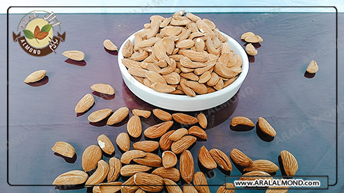 خواص بادام منقا پوست کاغذی و خرید بادام ایرانی