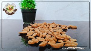 بادام درختی منقا پوست کاغذی صادراتی خام