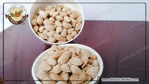 تجارت بادام سفید استان چهار محال و بختیاری