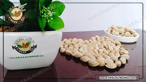 فروش بادام منقا با پوست به صورت عمده