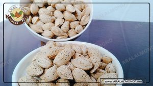 فروش بادام منقا با پوست به صورت عمده
