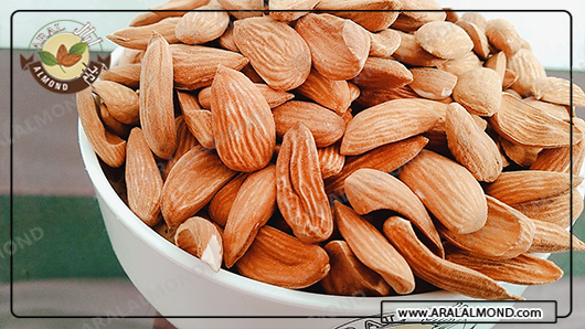خرید مغز بادام درختی نمکی ایرانی صادراتی