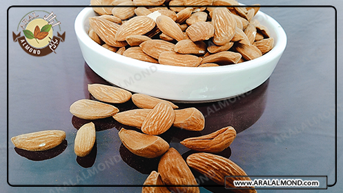 فروش مغز بادام مامایی مرغوب سامان